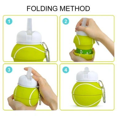 Conopery Cốc Gấp 550ml Ngoài Trời - Móc Khóa Bóng Đá, Rổ, Chuyền - 154.000đ