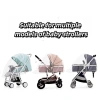 COOLCELLS Vỏ mưa Pram trong suốt chống gió, chống nước cho xe đẩy em bé – Giá chỉ 93.960₫ 3