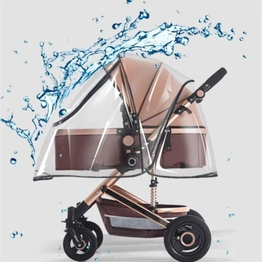 COOLCELLS Vỏ mưa Pram trong suốt chống gió, chống nước cho xe đẩy em bé – Giá chỉ 93.960₫ 5