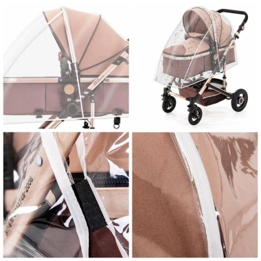COOLCELLS Vỏ mưa Pram trong suốt chống gió, chống nước cho xe đẩy em bé – Giá chỉ 93.960₫ 8
