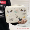 Cốp Da Đựng Đồ Trang Điểm Cá Nhân Hoạ Tiết Mèo Dễ Thương Giá Ưu Đãi 120.828 VND 10