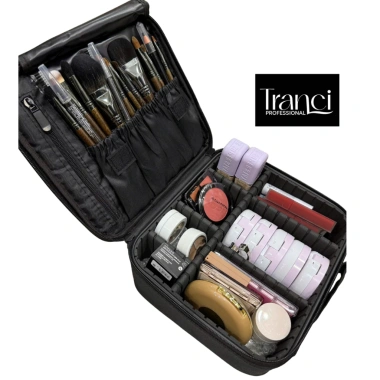 Cốp Đựng Đồ Makeup Tranci Vải Dạng Vali 2 Ngăn Size Lớn 26 - Tiện Lợi, Giá 169k 6