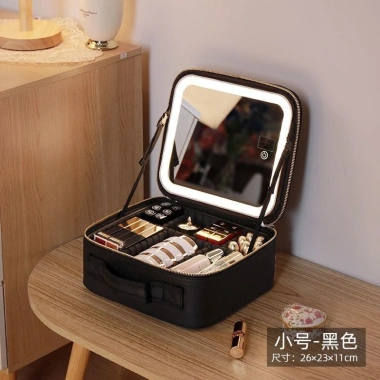 Cốp Đựng Mỹ Phẩm và Trang Điểm Có Gương Đèn LED - Bảo Hành Vỡ - Giá Ưu Đãi 123k