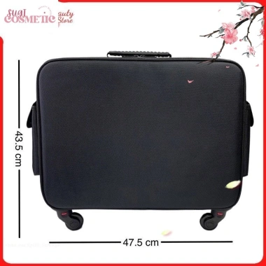 Cốp vải kéo 48cm đựng đồ makeup chuyên nghiệp - phù hợp vali mỹ phẩm, cốp xe máy - giá 315.000đ