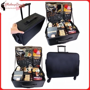 Cốp vải kéo 48cm đựng đồ makeup chuyên nghiệp - phù hợp vali mỹ phẩm, cốp xe máy - giá 315.000đ