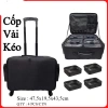 Cốp vải kéo 48cm đựng đồ makeup chuyên nghiệp, vali tay cao cấp kèm 4 ngăn chia túi - Giảm tới 820k