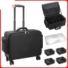 Cốp vải kéo 48cm đựng đồ makeup chuyên nghiệp, vali tay cao cấp kèm 4 ngăn chia túi - Giảm tới 820k 3