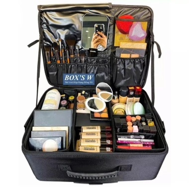 Cốp Vali Tay Kéo Đựng Đồ Make Up Size Lớn 48x19x44 - Vải Bền, Ngăn Kéo Chuyên Nghiệp - Giá 845.000đ 4 Cốp Vali Tay Kéo Đựng Đồ Make Up Size Lớn 48x19x44 - Vải Bền, Ngăn Kéo Chuyên Nghiệp - Giá 845.000đ 4