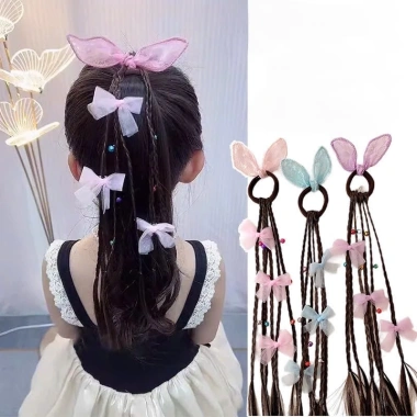 Cột Tóc Giả Thắt Bính Phối Màu Cá Tính Kuromi TG01 Cho Bé Gái – Giá 22.498₫