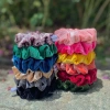 Cột Tóc Scrunchies Nhung Tuyết Vải Dày Mịn 12cm CHERRYSUMMER - Giá 19.500₫ 5