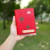 Cover passport Đỏ năng động, da bền khắc tên theo yêu cầu, tặng charm - Quà tặng ý nghĩa 129k