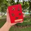 Cover passport Đỏ năng động, da bền khắc tên theo yêu cầu, tặng charm - Quà tặng ý nghĩa 129k 2