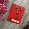 Cover passport Đỏ năng động, da bền khắc tên theo yêu cầu, tặng charm - Quà tặng ý nghĩa 129k 3