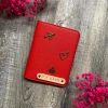 Cover passport Đỏ năng động, da bền khắc tên theo yêu cầu, tặng charm - Quà tặng ý nghĩa 129k 5