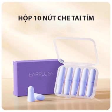 COVERGIRL Hộp 10 Nút Bịt Tai Chống Ồn Giảm Tạp Âm Khi Ngủ - Pastel Đa Màu Giá 25.000₫