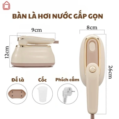 Cozy Bàn là hơi nước cầm tay 2 trong 1 - Gấp gọn, ủi nước và khô, du lịch tiện lợi 8