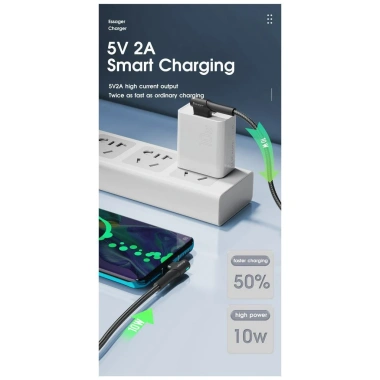 Củ sạc du lịch Essager 5V/2A USB hai cổng, sạc nhanh 10W Android & Apple, đa năng, chỉ 47.300₫
