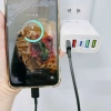 Củ sạc nhanh 120W GaN 5 cổng USB Type-C, siêu nhanh, an toàn, chống chai pin - giá 128k 5