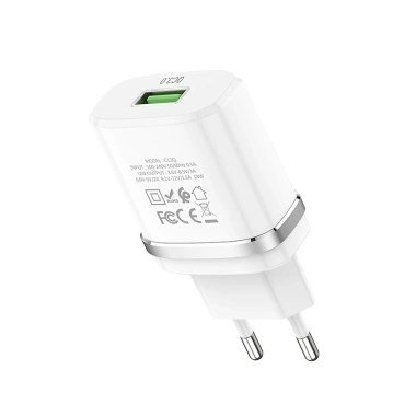 Củ Sạc Nhanh 18W Hoco C12Q - QC3.0, QC2.0, USB-C, Chính Hãng, Giá Ưu Đãi 65k 4
