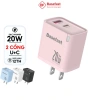 Củ sạc nhanh 20W Basefast 2 cổng, chống quá tải nhiệt, tương thích Samsung Xiaomi Oppo - 140.000đ