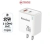 Củ sạc nhanh 20W Basefast 2 cổng, chống quá tải nhiệt, tương thích Samsung Xiaomi Oppo - 140.000đ 3