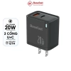 Củ sạc nhanh 20W Basefast 2 cổng, chống quá tải nhiệt, tương thích Samsung Xiaomi Oppo - 140.000đ 4