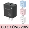 Củ sạc nhanh 20W Basefast 2 cổng, chống quá tải nhiệt, tương thích Samsung Xiaomi Oppo - 140.000đ 9