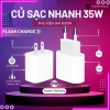Củ sạc nhanh 35W cho iOS 8‑15, đế sạc max, bảo hành 12 tháng, chỉ 82.000₫