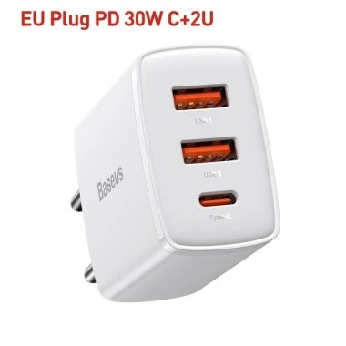 Củ sạc nhanh Baseus 30W PD USB Type‑C cho điện thoại - Giá chỉ 359.000đ 9 Củ sạc nhanh Baseus 30W PD USB Type‑C cho điện thoại - Giá chỉ 359.000đ 9