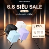 Củ sạc nhanh BASEUS PD 20W GaN5 1C - Tương thích iPhone 14/13/12 Pro Max, giảm giá 20% chỉ 168.999₫