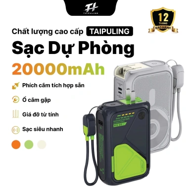 Củ sạc nhanh D042 TAIPULING chính hãng, hỗ trợ sạc không dây, chứng nhận CCC, BH 12 tháng - Giá chỉ 518.000₫