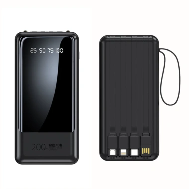 Củ sạc nhanh Kumo 20.000mAh 4 đầu cáp, hỗ trợ sạc nhanh tích hợp cho mọi điện thoại - 189.000đ