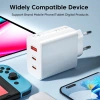 Củ sạc nhanh TWITCH 3 cổng USB 120W PD Type C cho điện thoại, sạc siêu tốc 2
