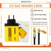 Củ sạc nhanh TZ-93 120W công nghệ GAN - Siêu nhanh, không chai pin, không nóng máy, giảm 18%