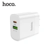 Củ sạc PD 20W Hoco C80 2 cổng USB và Type-C sạc nhanh 3A QC 3.0 đa thiết bị 3
