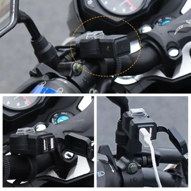 Củ sạc SEAMETAL 12V hai cổng USB chống nước, dễ gắn xe máy - Giá ưu đãi 95.714₫