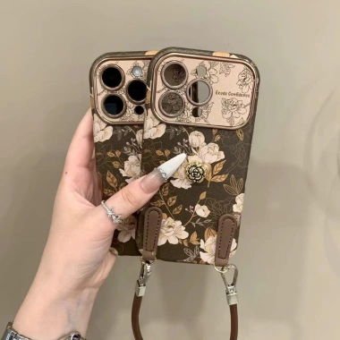 Cửa sổ lớn mùa thu đông dây da cổ điển ốp iPhone 16/15/14/13 Pro Max - hoa trà, chống sốc, chống rơi, lưng mềm 4 Cửa sổ lớn mùa thu đông dây da cổ điển ốp iPhone 16/15/14/13 Pro Max - hoa trà, chống sốc, chống rơi, lưng mềm 4
