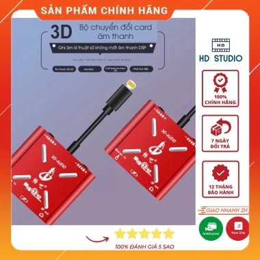 Cục Chuyển Đổi Livestream 2in1 BIGO FB 3.5mm – Vừa Sạc Vừa Live, Stereo, 249k (Giảm 65k)
