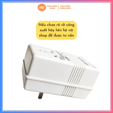 Cục đổi nguồn 110V sang 220V Singway du lịch, chỉ dùng thiết bị dưới 30W, an toàn, nhẹ cân