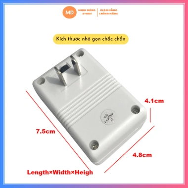 Cục đổi nguồn 110V sang 220V Singway du lịch, chỉ dùng thiết bị dưới 30W, an toàn, nhẹ cân