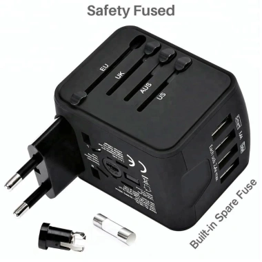 Cục sạc đa năng du lịch 4 đầu giắc, phù hợp mọi ổ cắm - Giảm còn 325.000đ