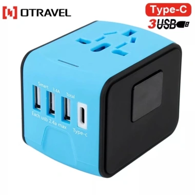 Cục sạc đa năng du lịch 4 đầu giắc, phù hợp mọi ổ cắm - Giảm còn 325.000đ