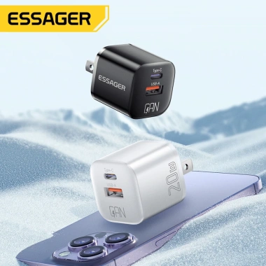 Cục sạc nhanh ESSAGER 20W USB C QC 3.0 cho iPhone 14/13/12/11 Pro Max, Mini, iPod - Giá chỉ 154.300 VND 3 Cục sạc nhanh ESSAGER 20W USB C QC 3.0 cho iPhone 14/13/12/11 Pro Max, Mini, iPod - Giá chỉ 154.300 VND 3