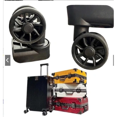 Cụm bánh xe vali khung nhôm khóa sập - Thay thế nhanh, lắp dễ, giá chỉ 42.000đ