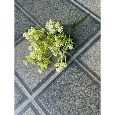 Cụm Điểm Hoa Sữa 7 Nhánh Cao 40cm - Cỏ Điểm & Lá Giả, Giá chỉ 14,555₫ 2