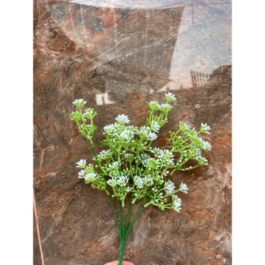 Cụm Điểm Hoa Sữa 7 Nhánh Cao 40cm - Cỏ Điểm & Lá Giả, Giá chỉ 14,555₫ 5