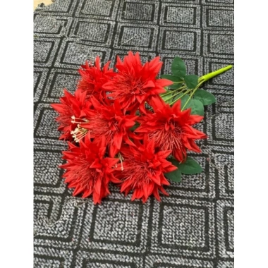 Cụm hoa giả 5 bông size 10cm - Cụm Hoa Phăng, giá ưu đãi 20.000 đồng