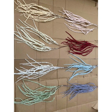 Cụm hoa rền rủ xốp Trang Trí Tết: Hoa giả sang trọng, chỉ 32.000đ