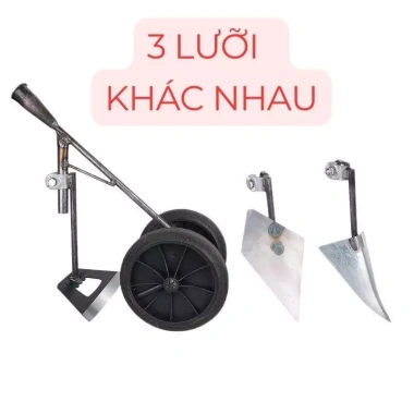 Cuốc trợ lực hai bánh đa chức năng 3 trong 1 - làm cỏ, đào rãnh, cuốc vùn, điều chỉnh độ sâu 279.000₫ 8