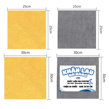 Cuộn 20 khăn lau vệ sinh đa năng LD thấm mềm mại nhanh khô tiện dụng, chỉ 79.000đ